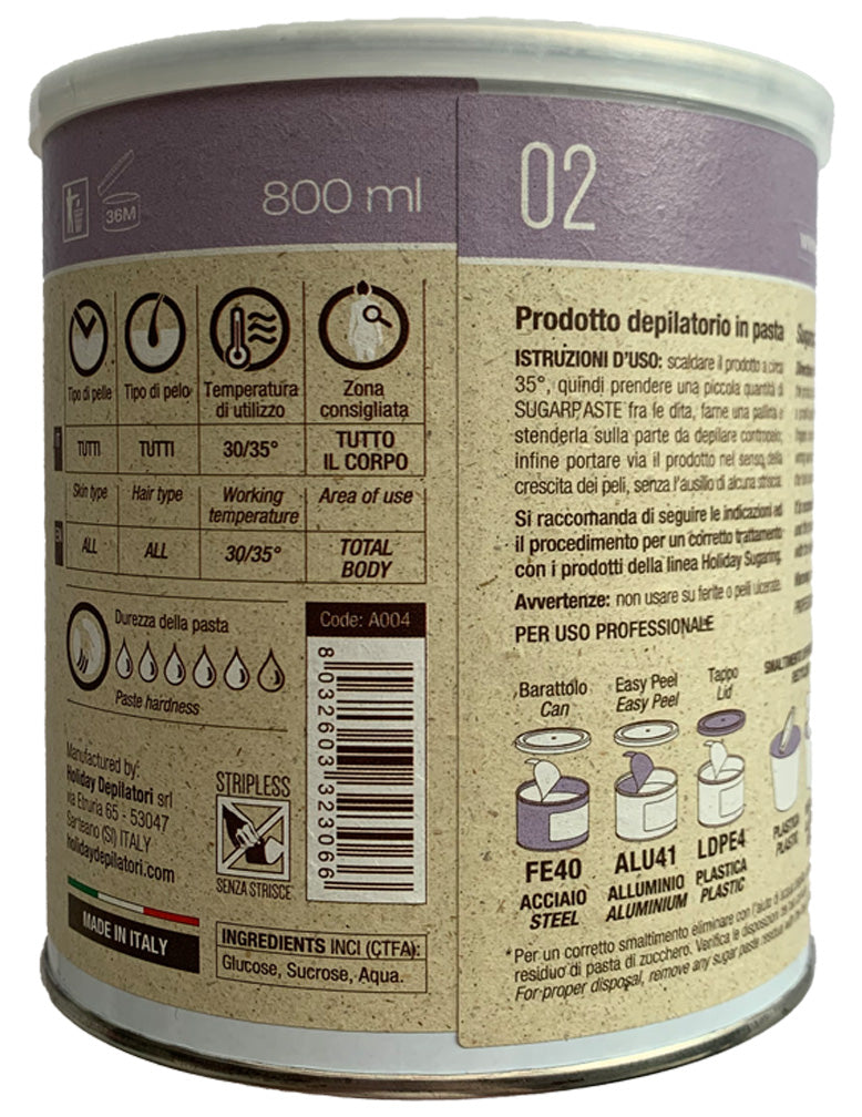 Zuckerpaste Pure Diamond (Soft) - 1 kg - Sugaring ohne Vliesstreifen