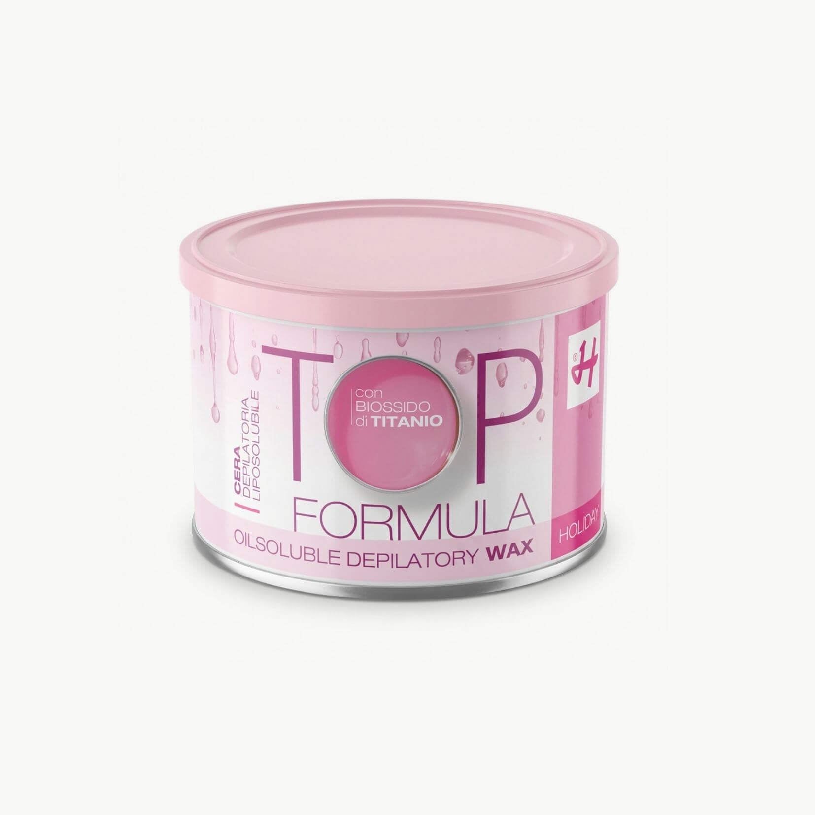 Enthaarungswachs TOP FORMULA "Rose mit Titaniumdioxid", 400 ml-Dose