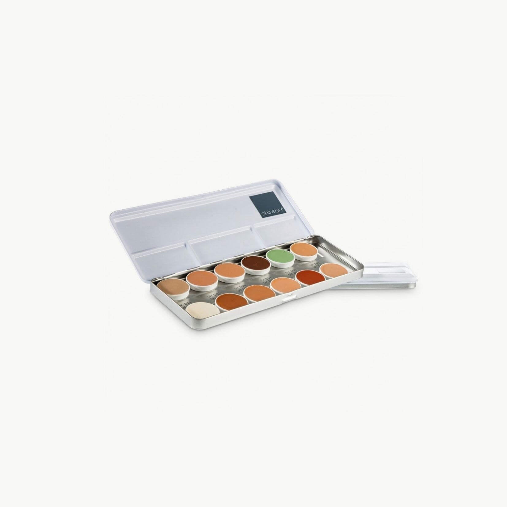 Cream Make-up Camouflage-Palette, 12 Farben à 4 g