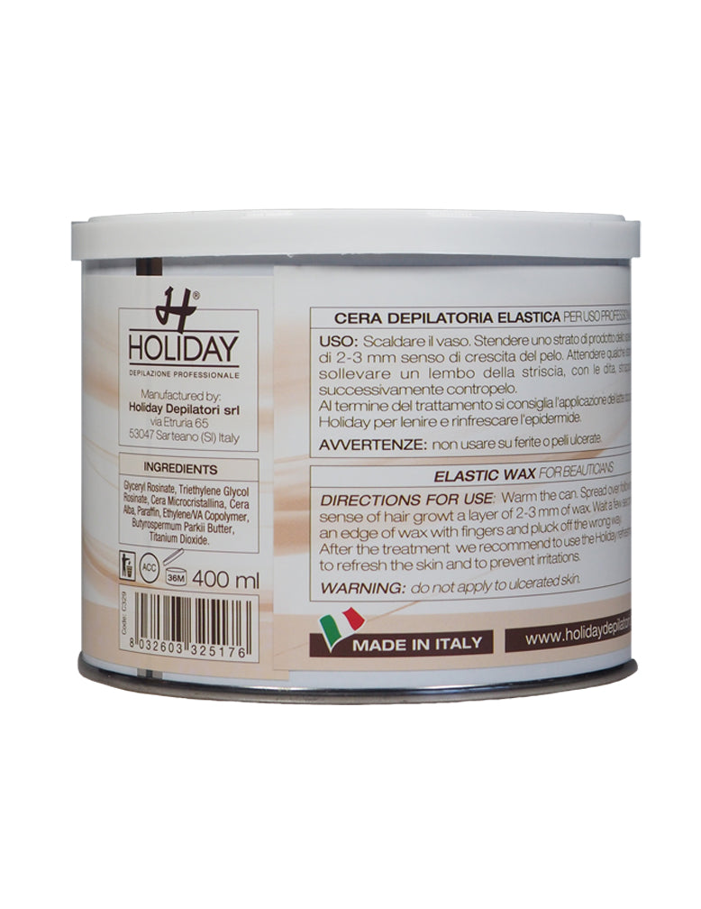 Filmwachs Elastique Sheabutter 400 ml, Enthaarung ohne Vliesstreife