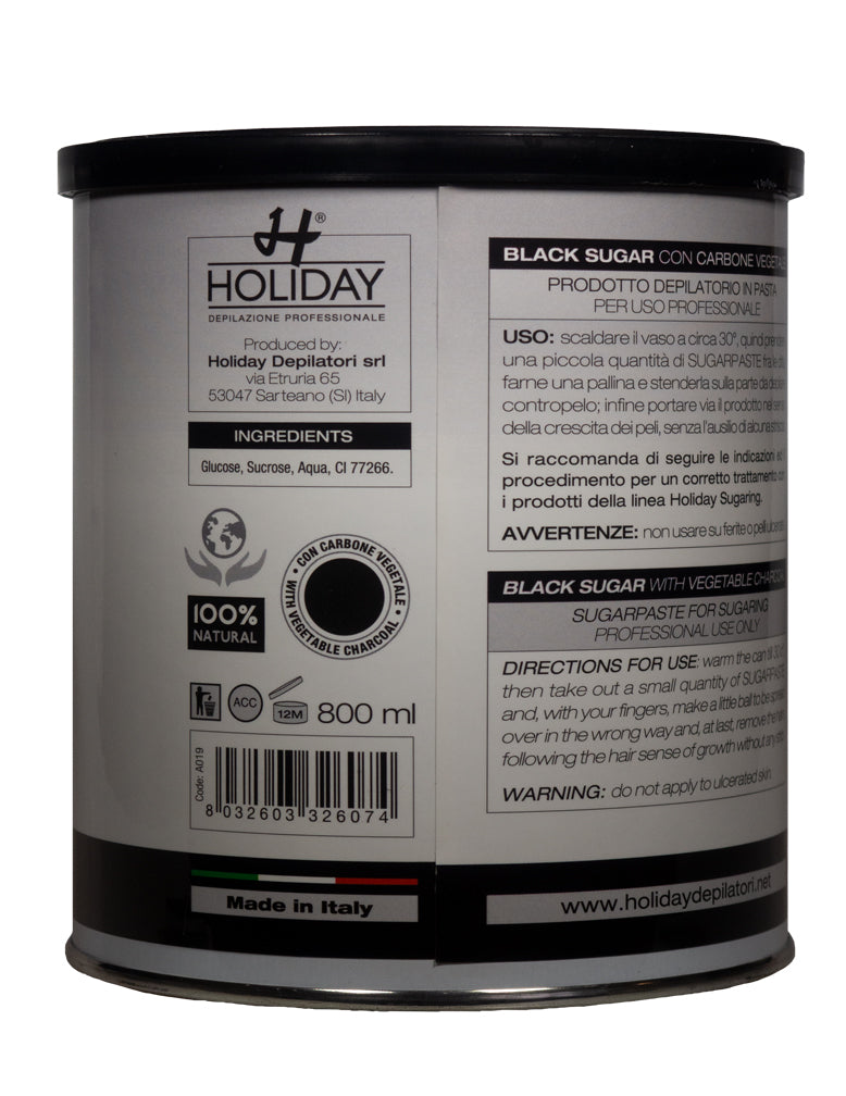 Im Trend: Zuckerpaste BLACK SUGAR (Soft) - 1 kg - Sugaring ohne Vliesstreifen