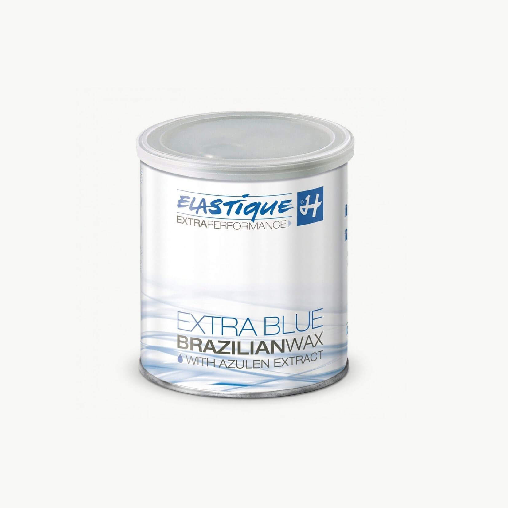 EXTRA BLUE Brazilian Wachs Filmwachs Elastique 800 ml Dose, Enthaarung ohne Vliesstreifen