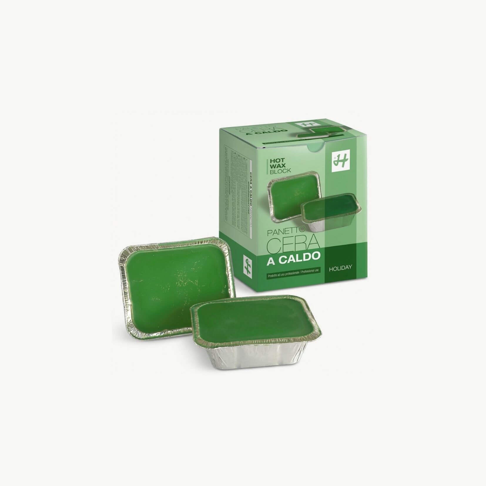 Warmwachs Holiday Classic Green - 1 kg - Prof. Enthaarung ohne Vliesstreifen