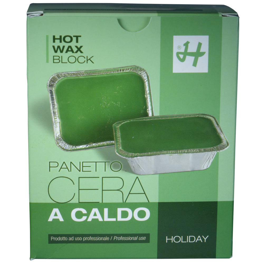 Warmwachs Holiday Classic Green - 1 kg - Prof. Enthaarung ohne Vliesstreifen