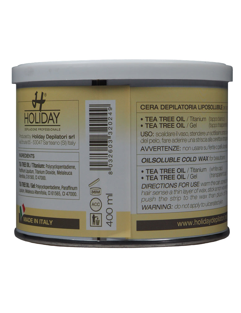 Enthaarungswachs SPECIAL FLAVOURS "Tea Tree Oil", 400 ml-Dose